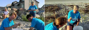 Liz, Adam and Karen relocating nest #1